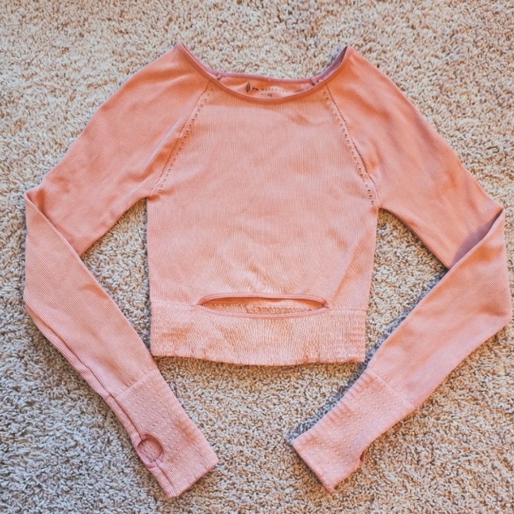 SOLD - Free People Movement Cut It Out Long Sleeve top